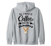 Tout Ce Dont J'Ai Besoin C'est De Café Et De Mon Chien Sweat à Capuche