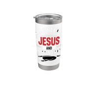 Tout ce dont j'ai besoin, c'est de Jésus et de la corde à sauter Gobelet isotherme en acier inoxydable double paroi