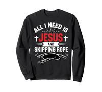 Tout ce Dont J'Ai Besoin, C'est de Jésus et de la Corde à Sauter Sweatshirt