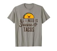 Tout CE Dont J'Ai Besoin, C'est DE JÉSUS ET DE Tacos, Un mème chrétien Amusant T-Shirt