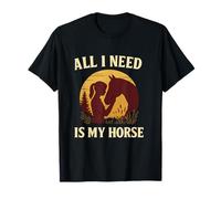 Tout ce dont j'ai besoin, c'est de mon cheval, Western Equestrian Graphic T-Shirt