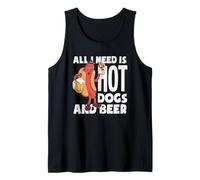 Tout ce Dont J'Ai Besoin, C'est d'un Amateur de Hot Dogs et de bières Débardeur