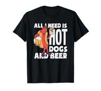 Tout ce Dont J'Ai Besoin, C'est d'un Amateur de Hot Dogs et de bières T-Shirt