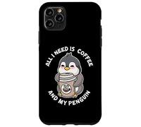 Tout ce Dont J'Ai Besoin, C'est d'un café et de Mon Pingouin Funny Seabird Emperor Men Coque pour iPhone 11 Pro Max