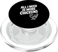 Tout ce Dont J'Ai Besoin, C'est d'une Vie de Ferme Amusante de Plus de Poulets PopSockets PopGrip pour MagSafe