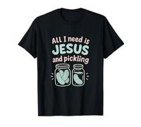 Tout ce dont j'ai besoin, c'est Jesus and Pickling Comic Faith Art T-Shirt