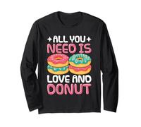 Tout ce dont tu as besoin, c'est de l'amour et des beignets Manche Longue