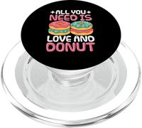 Tout ce dont tu as besoin, c'est de l'amour et des beignets PopSockets PopGrip pour MagSafe