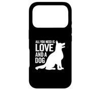 Tout ce Dont tu as Besoin C'est de l'amour et d'un Chien Coque pour iPhone 17 Pro
