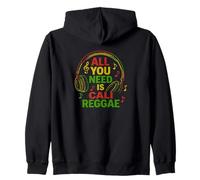 Tout ce Dont Vous Avez Besoin, C'est Cali Reggae Music | Vintage Reggae Sweat à Capuche