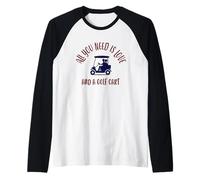 Tout ce dont vous avez besoin, c'est d'amour et d'un design de voiturette de golf Manche Raglan