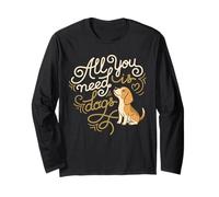 Tout ce Dont Vous Avez Besoin, C'est de Chiens Beagle Puppy Funny Dog Mom Manche Longue