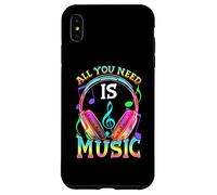 Tout ce Dont Vous Avez Besoin, C'est de la Musique, des écouteurs DJ Producer à l'arrière Coque pour iPhone XS Max