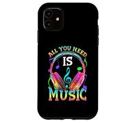 Tout ce Dont Vous Avez Besoin, C'est de la Musique, des écouteurs DJ Producer à l'arrière Coque pour iPhone 11
