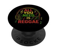 Tout ce Dont Vous Avez Besoin, C'est de la Musique Reggae | Vintage Jamaica Reggae PopSockets PopGrip Adhésif