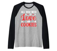 Tout ce Dont Vous Avez Besoin, C'est de l'amour et des Biscuits, Un Noël drôle Manche Raglan