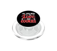 Tout ce Dont Vous Avez Besoin, C'est de l'amour et des Biscuits, Un Noël drôle PopSockets PopGrip pour MagSafe