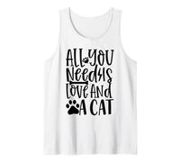 Tout ce Dont Vous Avez Besoin, C'est de l'amour et d'un Chat pour Les Amoureux des Chats Débardeur