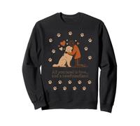 Tout ce Dont Vous Avez Besoin, C'est de l'amour et d'une Terre-Neuve - Man & Newfie Hug Sweatshirt