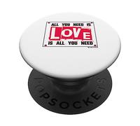 Tout ce Dont Vous Avez Besoin C'est de l'amour PopSockets PopGrip Adhésif
