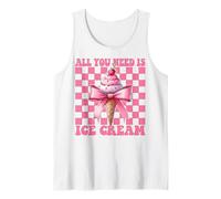 Tout ce Dont Vous Avez Besoin, C'est d'un Cornet de crème glacée, d'un nœud Coquette Rose pour Fille, Maman Débardeur
