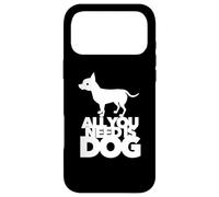 Tout ce Dont Vous Avez Besoin, C'est Un Chien, Papa, Maman, Sauvetage, Animal de Compagnie, Amour Nouveau Chiot Coque pour iPhone 17 Pro Max
