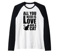 Tout ce Dont Vous Avez Besoin est l'amour et Un Chat Manche Raglan