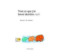 Tout ce que j'ai laissé derrière moi