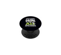 Tout ce Que Je Fais en état d'ivresse, ce n'est Pas Moi AI Alcohol Intelligence PopSockets PopGrip Adhésif