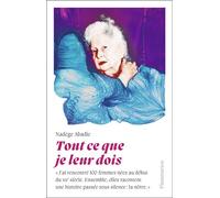 Tout ce que je leur dois - Nadège Abadie - Flammarion - broché - Essai
