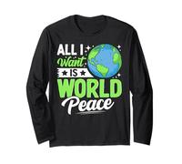 Tout ce Que Je Veux, C'est la Paix dans Le Monde Manche Longue