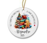 Tout Ce Que Je Veux, C'est Plus D'Étagères Pendentif De Noël Décoratifs Décoration De Noël A Suspendre Céramique Ornement Suspendu pour Fête Salon Maison