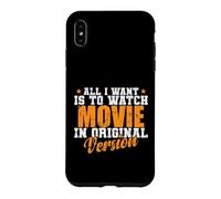Tout ce Que Je Veux, C'est Regarder Le Film en Version Originale Coque pour iPhone XS Max