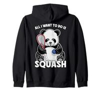 Tout ce Que Je Veux Faire, C'est Jouer à Panda Squash avec Un Ours Mignon Sweat à Capuche