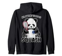 Tout ce Que Je Veux Faire, C'est Jouer à Panda Squash avec Un Ours Mignon Sweat à Capuche