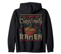 Tout ce Que Je Veux pour Noël, ce sont des Ramen Japonais Sweat à Capuche