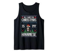 Tout ce Que Je Veux pour Noël, C'est Mon Bichon Havanais Débardeur