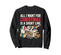 Tout ce Que Je Veux pour Noël, C'est Un Design de caissier de Petite Taille Sweatshirt