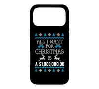 Tout ce Que Je Veux pour Noël, C'est Un Million de Dollars en espèces Coque pour iPhone 17 Pro Max