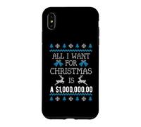 Tout ce Que Je Veux pour Noël, C'est Un Million de Dollars en espèces Coque pour iPhone XS Max