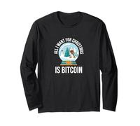 Tout ce Que Je Veux pour Noël, C'est Un Pyjama Crypto Bitcoin Trader Manche Longue