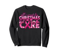 Tout ce Que Je Veux pour Noël, C'est Un remède Sensibilisation au Cancer du Sein Sweatshirt