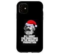 Tout CE Que Je Veux pour NOËL Moyens DE Production Karl Marx Fun Meme Coque pour iPhone 11