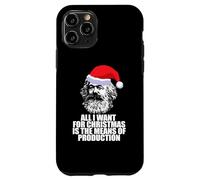 Tout CE Que Je Veux pour NOËL Moyens DE Production Karl Marx Fun Meme Coque pour iPhone 11 Pro