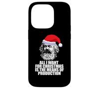 Tout CE Que Je Veux pour NOËL Moyens DE Production Karl Marx Fun Meme Coque pour iPhone 14 Pro