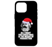 Tout CE Que Je Veux pour NOËL Moyens DE Production Karl Marx Fun Meme Coque pour iPhone 16 Pro Max