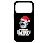 Tout CE Que Je Veux pour NOËL Moyens DE Production Karl Marx Fun Meme Coque pour iPhone 17 Pro