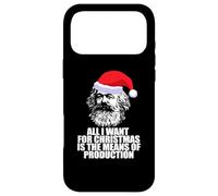Tout CE Que Je Veux pour NOËL Moyens DE Production Karl Marx Fun Meme Coque pour iPhone 17 Pro Max