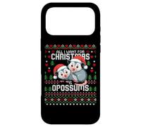 Tout ce Que Je Veux pour Noël Opossum Ugly Xmas Sweater Opossums Coque pour iPhone 17 Pro Max