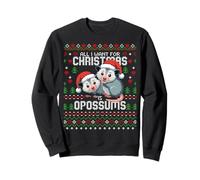 Tout ce Que Je Veux pour Noël Opossum Ugly Xmas Sweater Opossums Sweatshirt